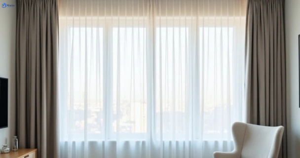 Freshly steam cleaned curtains in seabrook-vic QLD